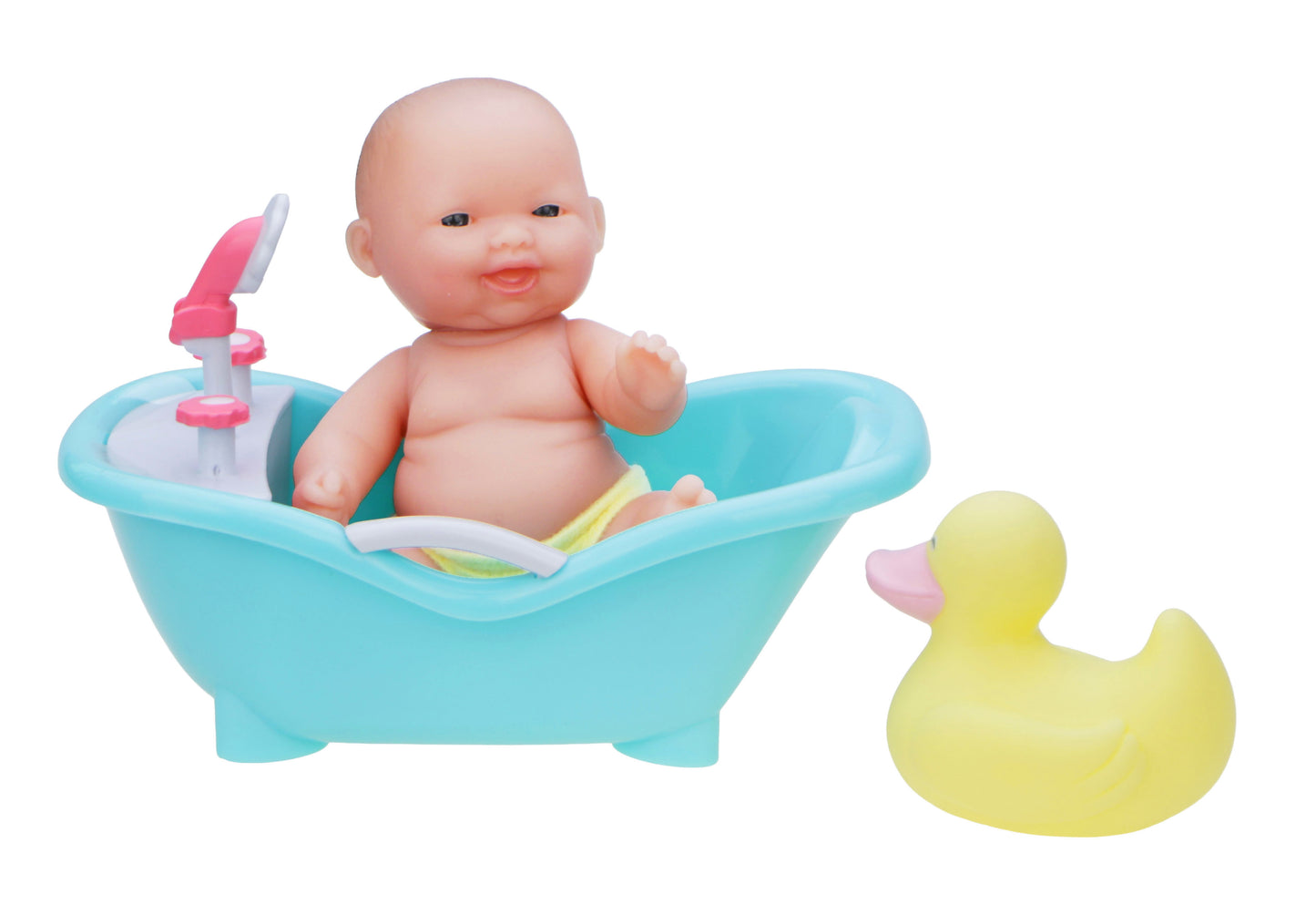 Lots to Love Babies 5" All Vinyl Dolls in Play House with Assorted Accessories