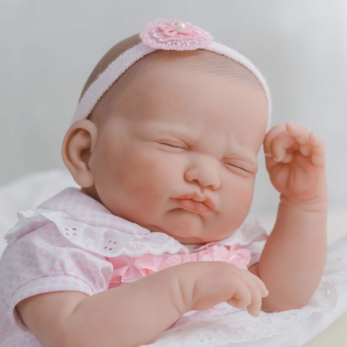 Reborn Doll | Berenguer Classics 17" Weighted & Hand Painted Soft Vinyl | Limited Edition | Leonor | Pink |