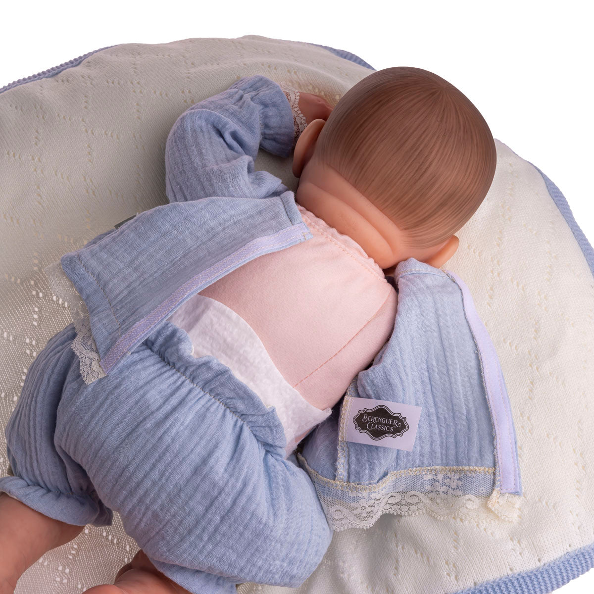 Reborn Doll | Berenguer Classics 17" Weighted & Hand Painted Soft Vinyl | Limited Edition | Mateo | Blue |