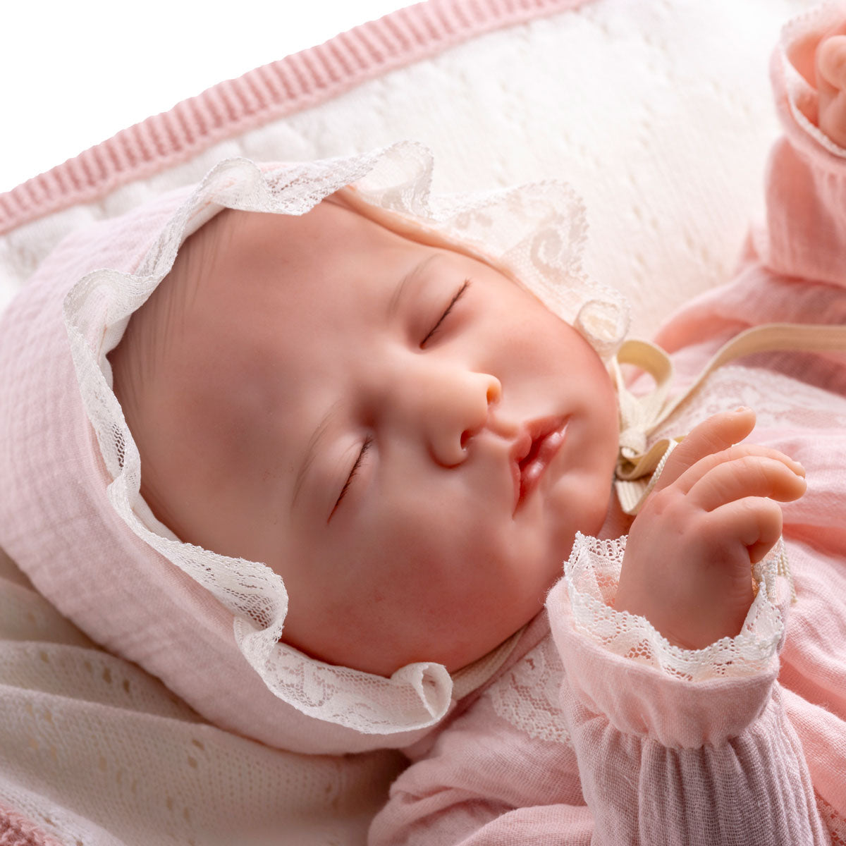 Reborn Doll | Berenguer Classics 17" Weighted Hand Painted Soft Vinyl | Limited Edition | Sofia | Pink |