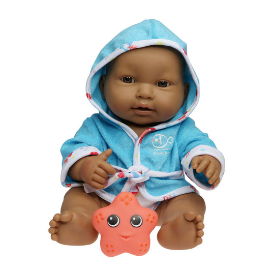 Lots to Love Babies® All-Vinyl Baby Doll w/ Hooded Towel and Bath Accessories. Hispanic