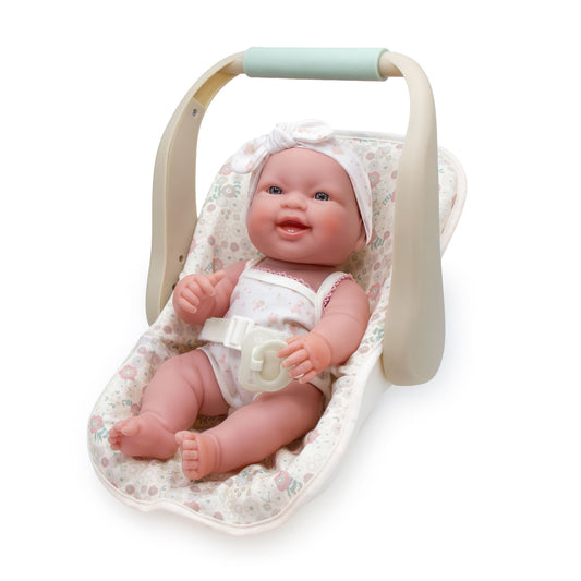 JC Toys, Lots to Love Babies Doll | 14" All-Vinyl Play Doll Adjustable Carrier Set | Children 2+