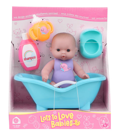 Lots to Love Babies. 5" All Vinyl Mini Doll Nursery Accessory Assortment. Caucasian 2+