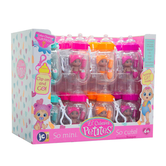 JC Toys Lil' Cutesies® Petites! Collectible Surprise Dolls in Baby Bottles PDQ (#17626)