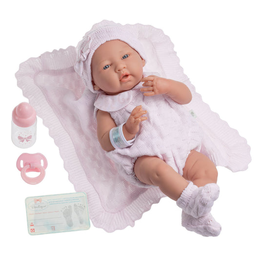 Photo of Item# 18053 a 15" Doll in Pink with Accessories