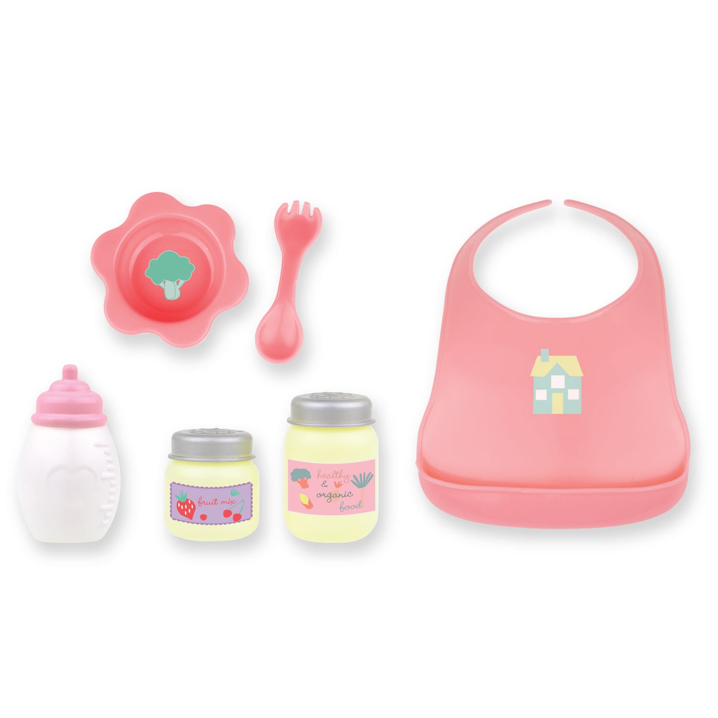 For Keeps! Highchair + Accessory Gift Set fits dolls up to 16” dolls - Ages 2+