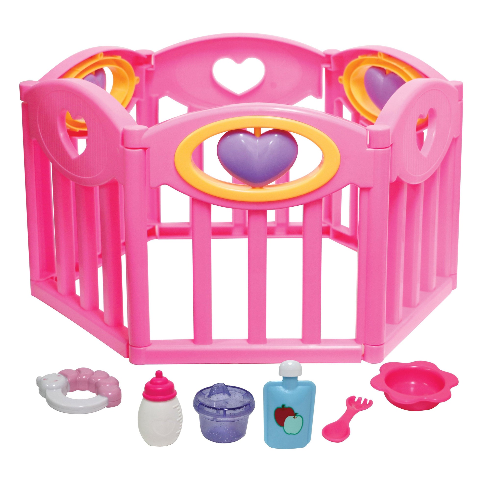 JC Toys, Deluxe Baby Doll PlayPen and Accessories for Dolls up to 17 inches - JC Toys Group Inc.