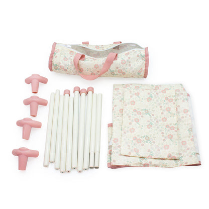 (PRE-ORDER ONLY AVAILABLE AUG 2026)Bonbebé® Doll Playpen with Travel Bag & Soft Mat and pillow (Fits Most Dolls)