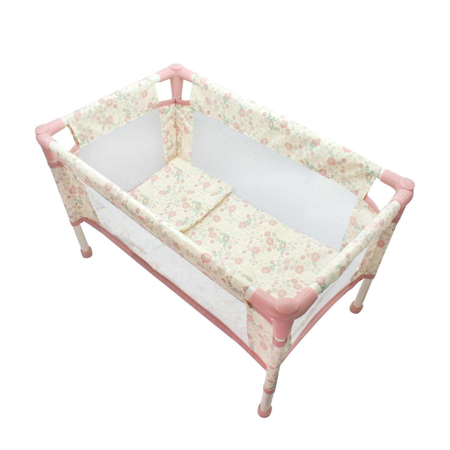 (PRE-ORDER ONLY AVAILABLE AUG 2026)Bonbebé® Doll Playpen with Travel Bag & Soft Mat and pillow (Fits Most Dolls)