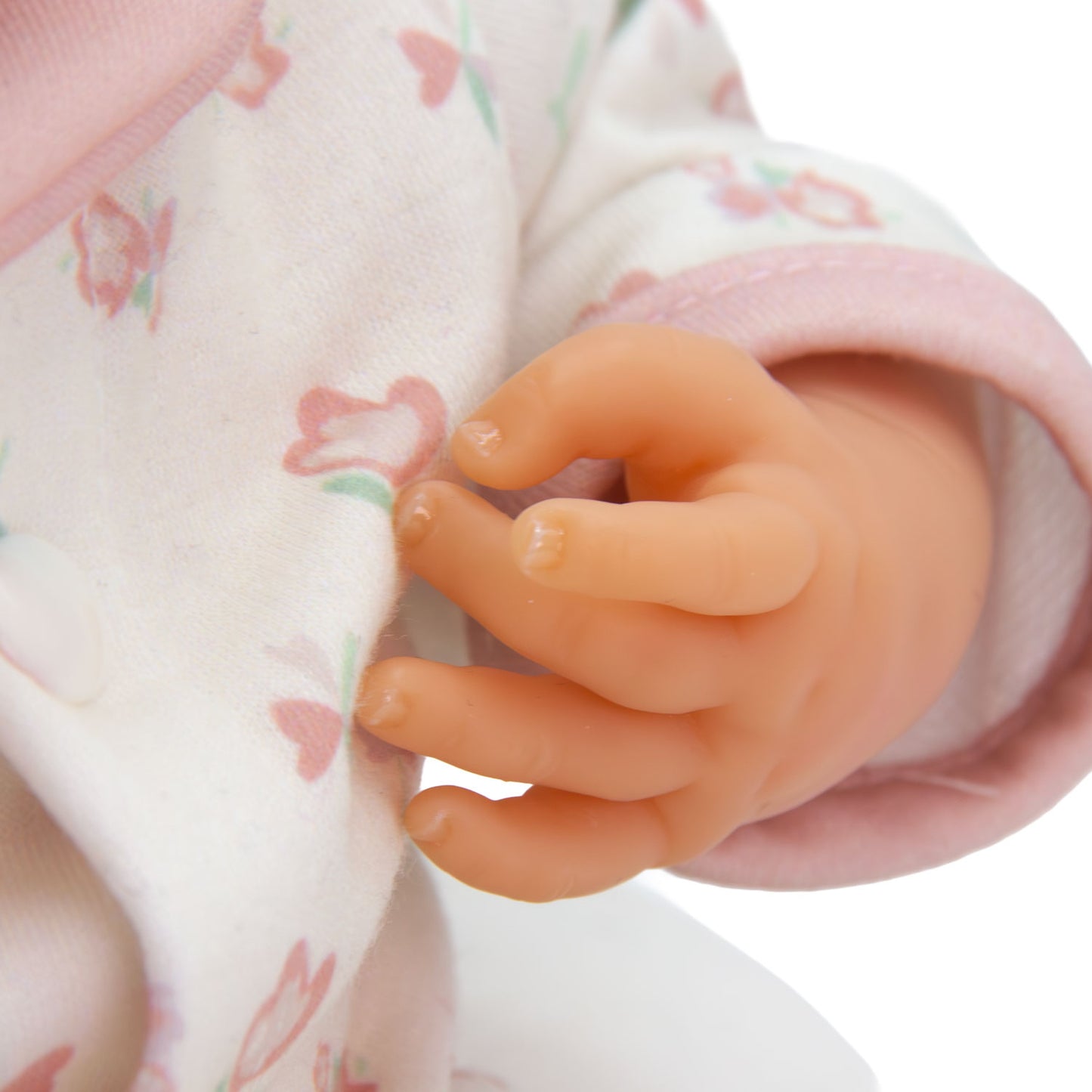 (PRE-ORDER ONLY AVAILABLE AUG 2026)Bonbebé® 15.5” Weighted Reborn Baby Doll with Real Heartbeat, 16-Piece Gift Set (Pink, Caucasian)