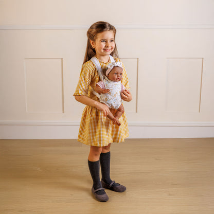 (PRE-ORDER ONLY AVAILABLE AUG 2026)Bonbebé® Adjustable Doll Carrier – Wear & Carry Your Baby Doll