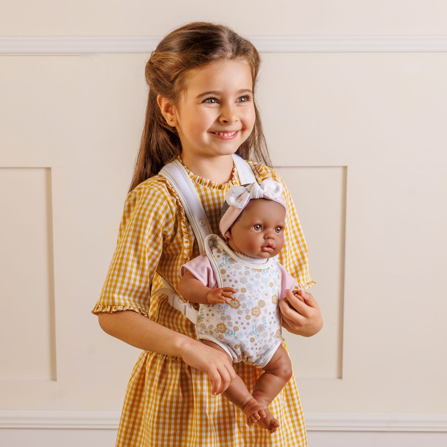 (PRE-ORDER ONLY AVAILABLE AUG 2026)Bonbebé® Adjustable Doll Carrier – Wear & Carry Your Baby Doll