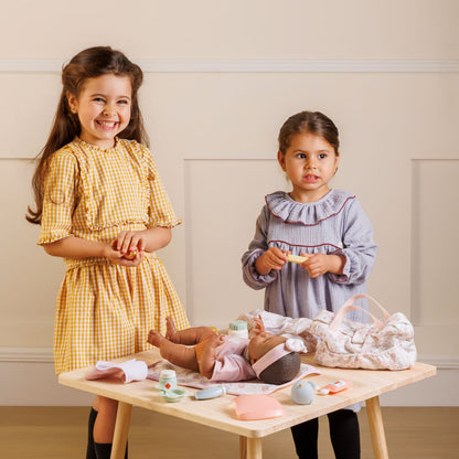 (PRE-ORDER ONLY AVAILABLE AUG 2026)Bonbebé® 15-Piece Doll Diaper Bag Set with Accessories & Changing Mat