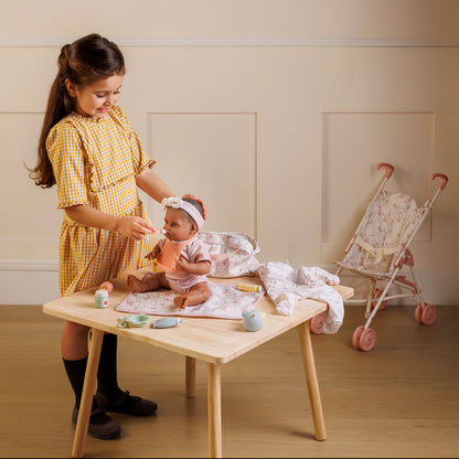 (PRE-ORDER ONLY AVAILABLE AUG 2026)Bonbebé® 15-Piece Doll Diaper Bag Set with Accessories & Changing Mat