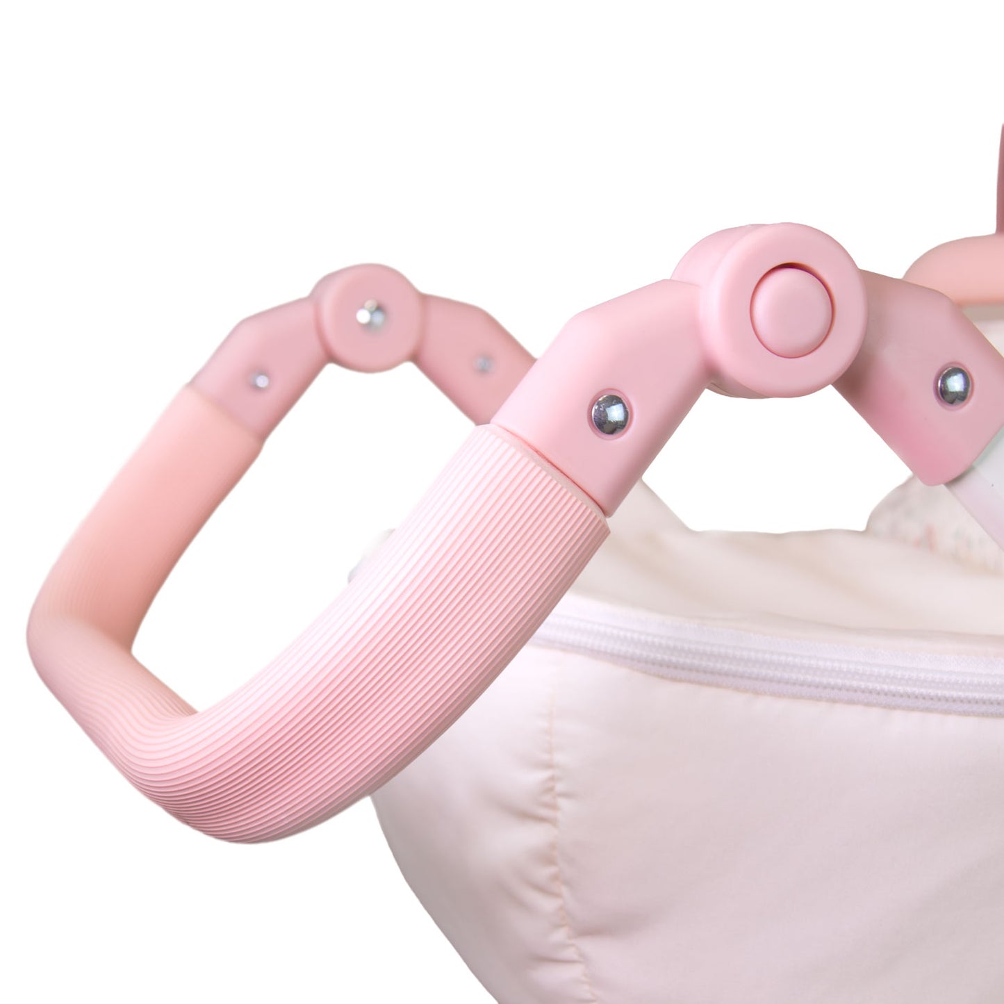 (PRE-ORDER ONLY AVAILABLE AUG 2026)Bonbebé® Sports Pram with Diaper Bag – Deluxe Doll Stroller (Pink Collection)