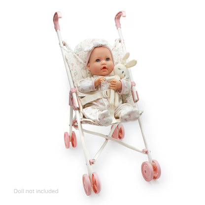 (PRE-ORDER ONLY AVAILABLE AUG 2026)Bonbebé® Doll Umbrella Stroller – Lightweight Folding Stroller (Pink Collection)