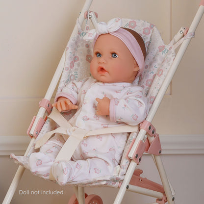 (PRE-ORDER ONLY AVAILABLE AUG 2026)Bonbebé® Doll Umbrella Stroller – Lightweight Folding Stroller (Pink Collection)