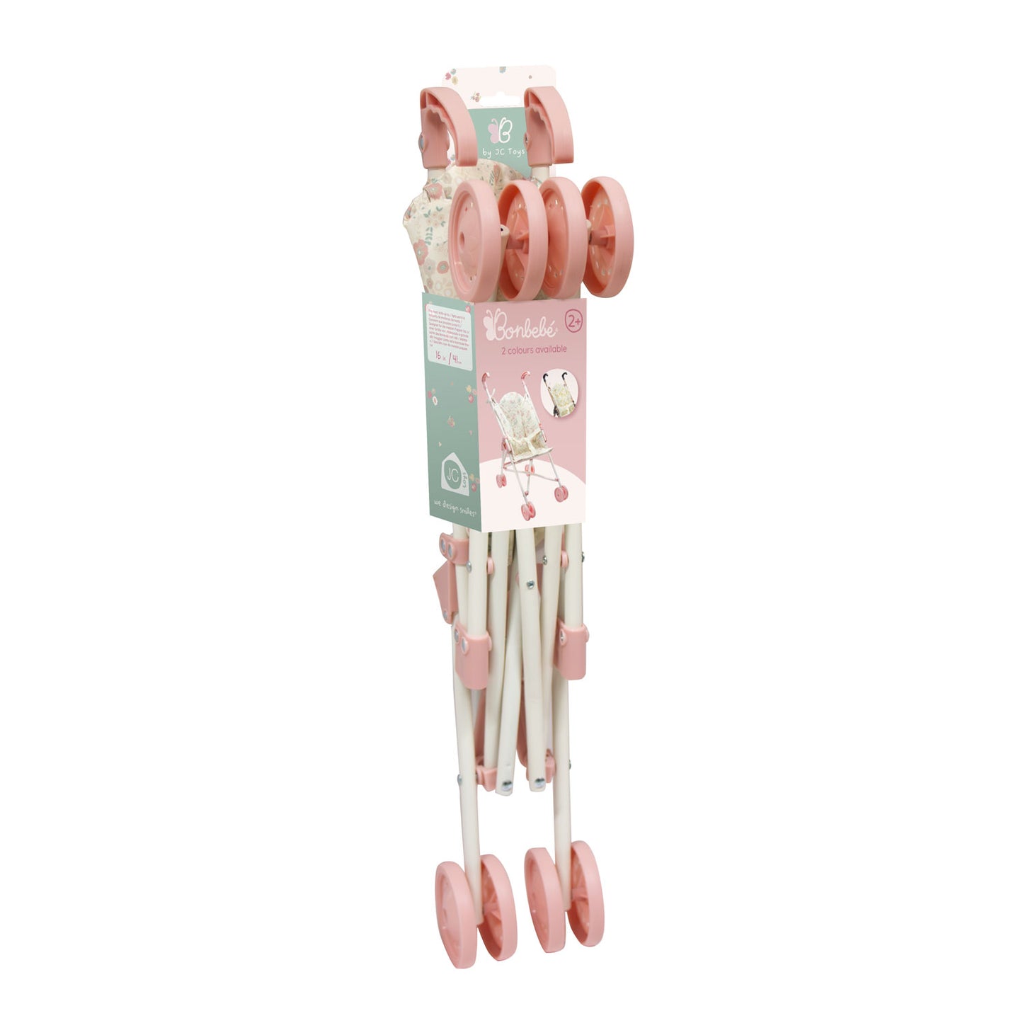 (PRE-ORDER ONLY AVAILABLE AUG 2026)Bonbebé® Doll Umbrella Stroller – Lightweight Folding Stroller (Pink Collection)