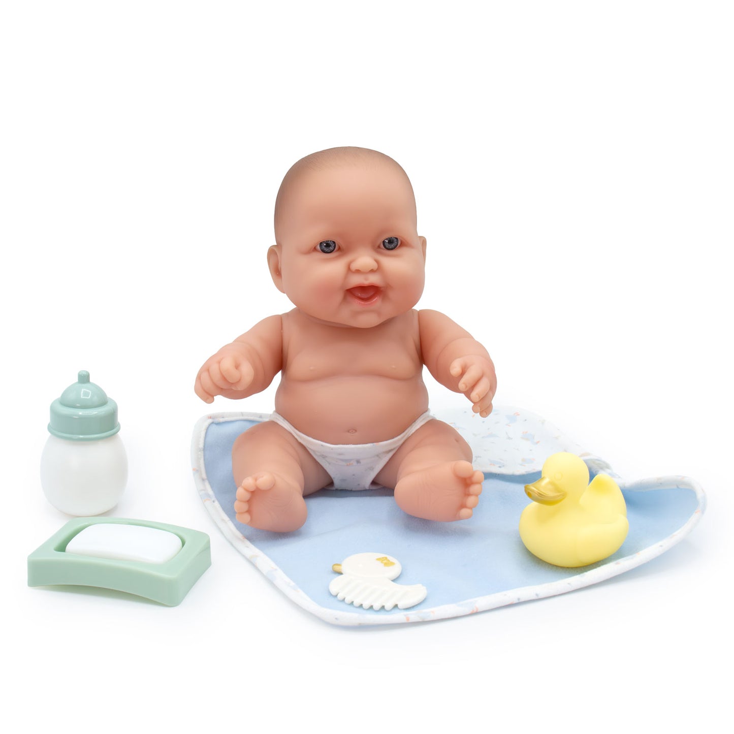 (PRE-ORDER ONLY AVAILABLE AUG 2026)Lots to Love Babies Water Play Baby Doll with Working Shower & Bath Accessories (10” all-vinyl doll)