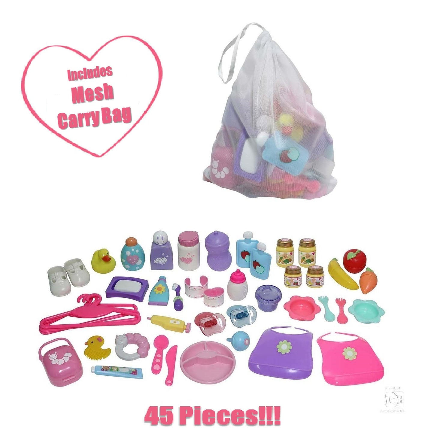 For Keeps! Deluxe Accessory Gift Set – 45 pcs for children 2 years and up