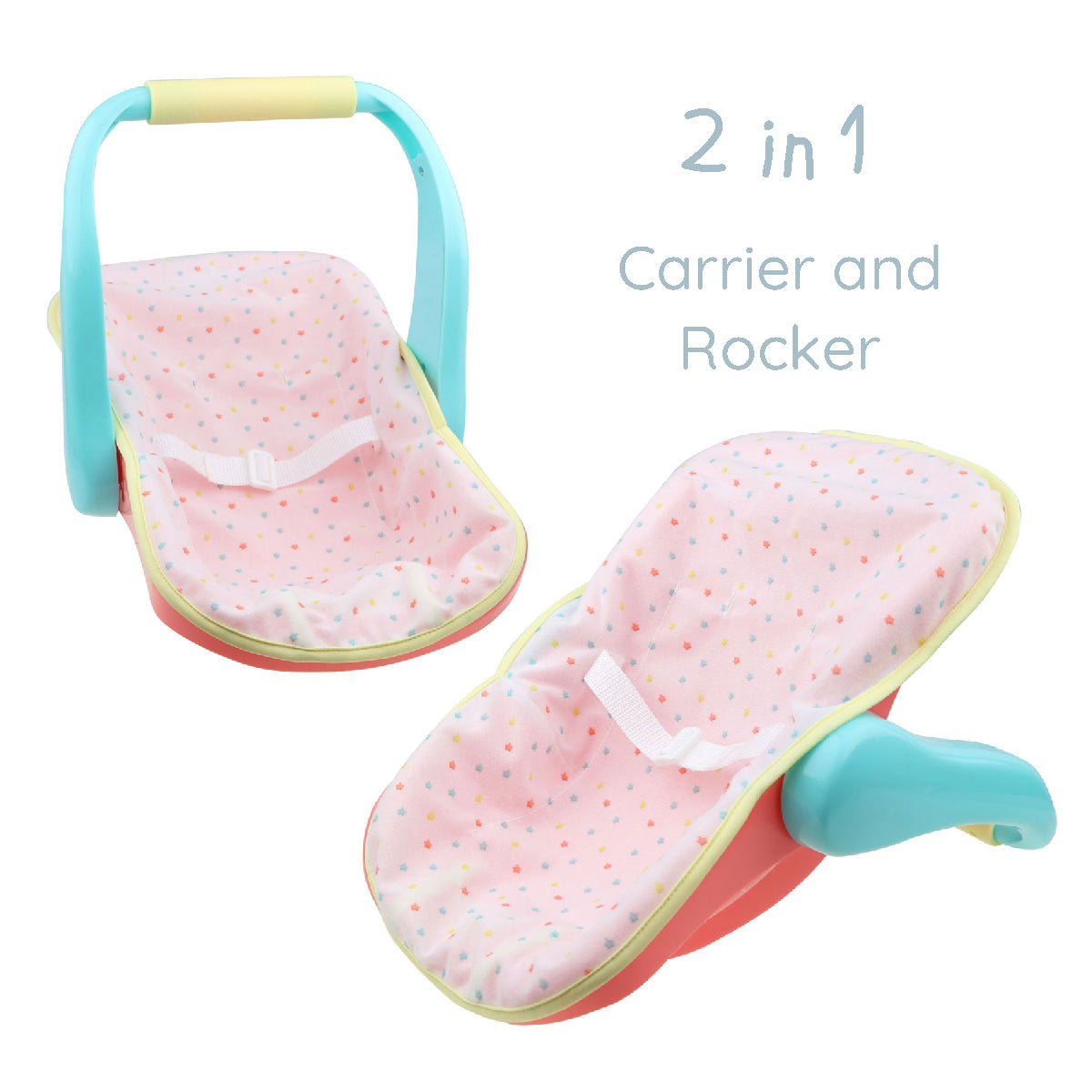 For Keeps! Carrier with Multi-Position Handle for dolls up to 16"