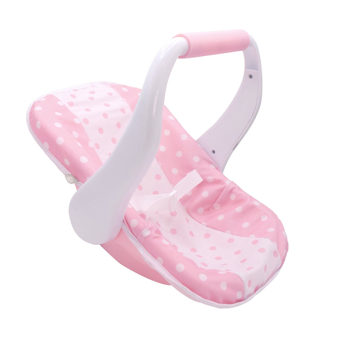 Berenguer Boutique! Pink and White  Carrier with Multi-Position Handle for dolls up to 16"