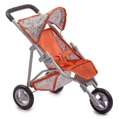JC Toys Berenguer Boutique Stroller Nature Jogger Red for ages 3+ - JC Toys Group Inc.
