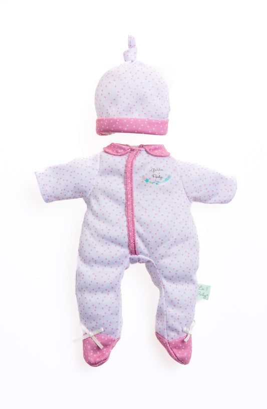 Berenguer Boutique ® FASHION Clothing for 9"-11" Dolls - White Onesie/Cap.