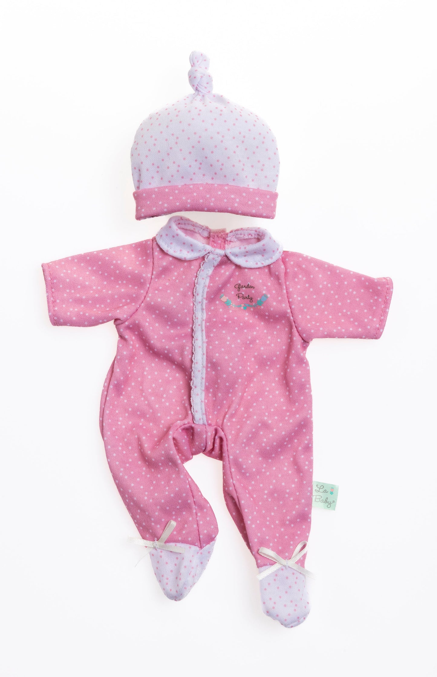 Berenguer Boutique ® FASHION Clothing for 14"-18" Dolls - Pink Onesie/Cap.