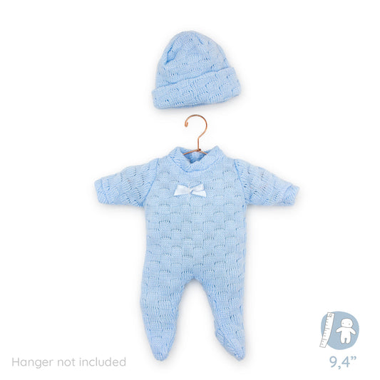 Blue Onesie for Mini La Newborn 9.5" Doll