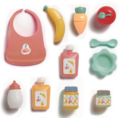 JC Toys Travel Case Care Set. Featuring 24 Pcs Baby Doll Accessories